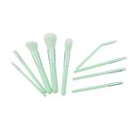 Portable Travel 9pcs OEM Plastic Makeup Brushes