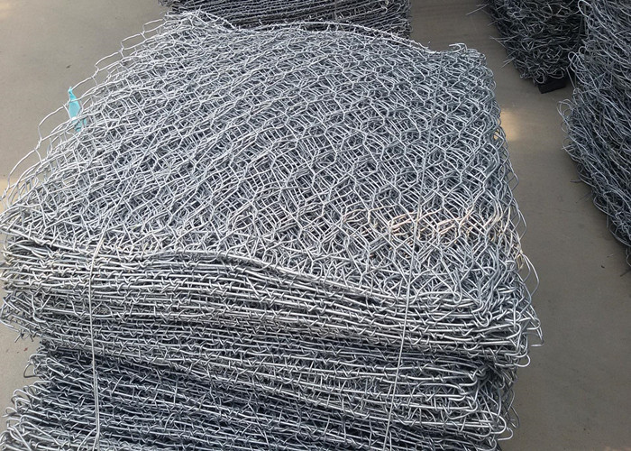 Hot Dip Galvanized PVC Coated Gabion Wire Mesh For Rock Walls