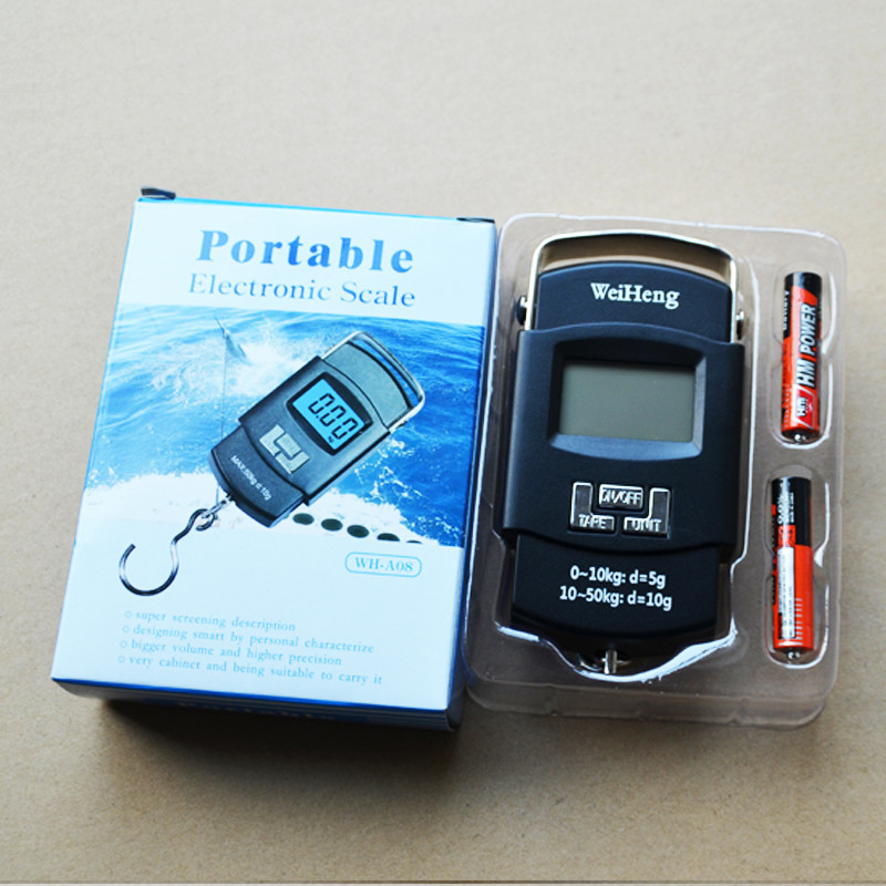 Tare Function LCD Digital Luggage Scale With Over Load Indication