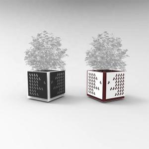 China Europe Style 1030L*1030W*1000H Mm Garden Metal Flower Pots wholesale