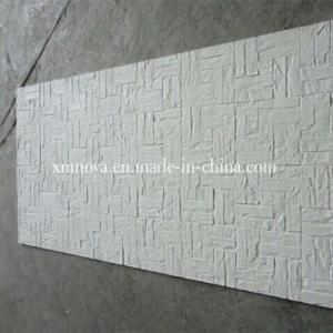 China Yellow / Gold Fireproof Aston Mineral Fiber Stone Wall Panel for Building Decorative wholesale