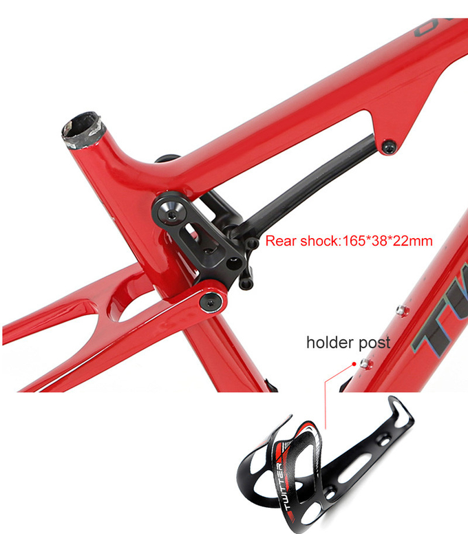 Full Suspension EPS 29er Bike Frame TWITTER Full Carbon Fiber Mountain Bike Frame