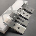 Industrial tungsten carbide razor blades film cutting knife double edge 3 hole