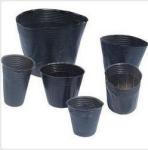 Plastic clear soft flower nursery pot