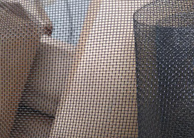 Rectangle Security Epoxy Coated Mesh Backup Layer Of Suction Filter