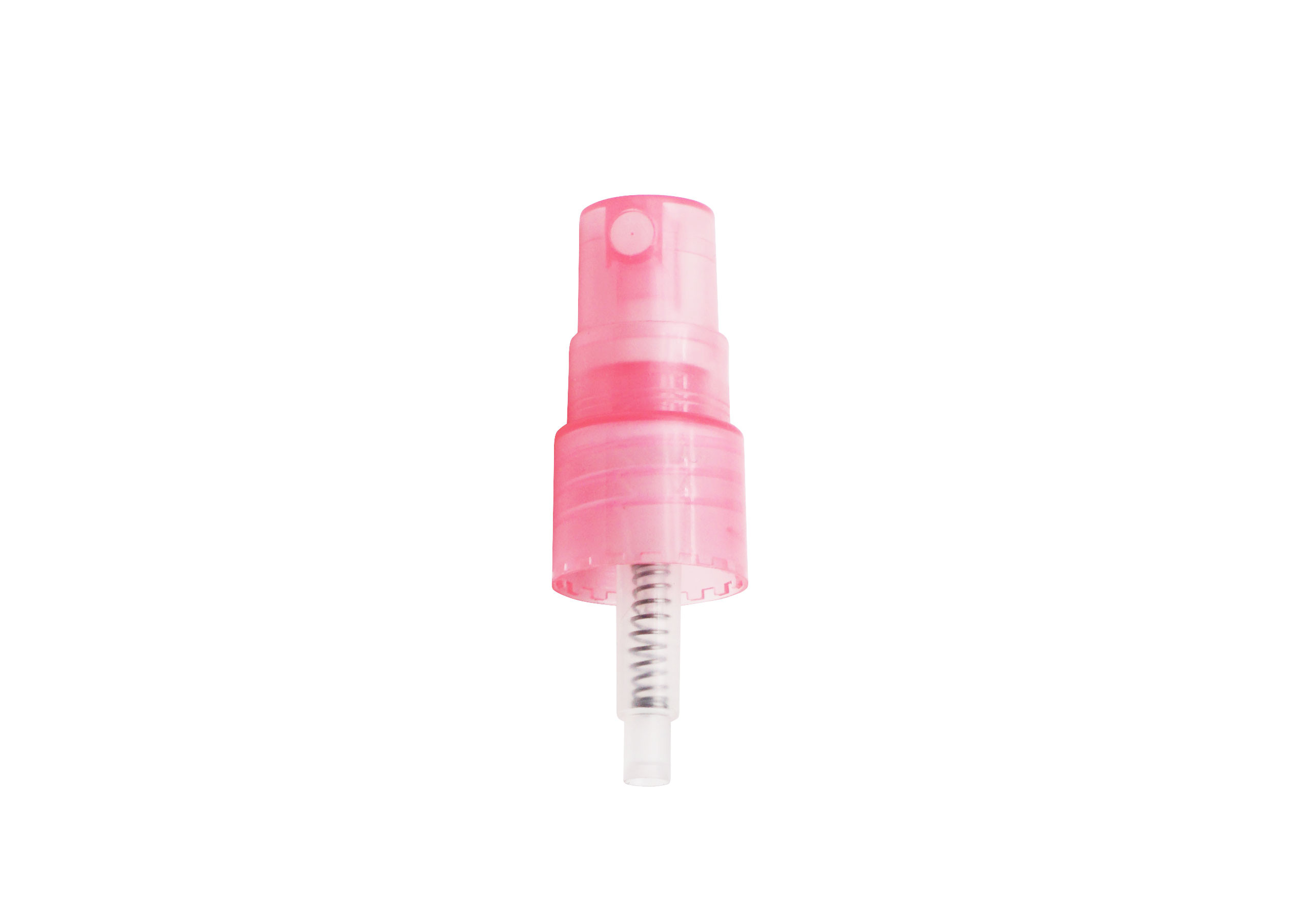 Screw 20mm Plastic Fine Mist Sprayer With Bamboo Collar For Bottles