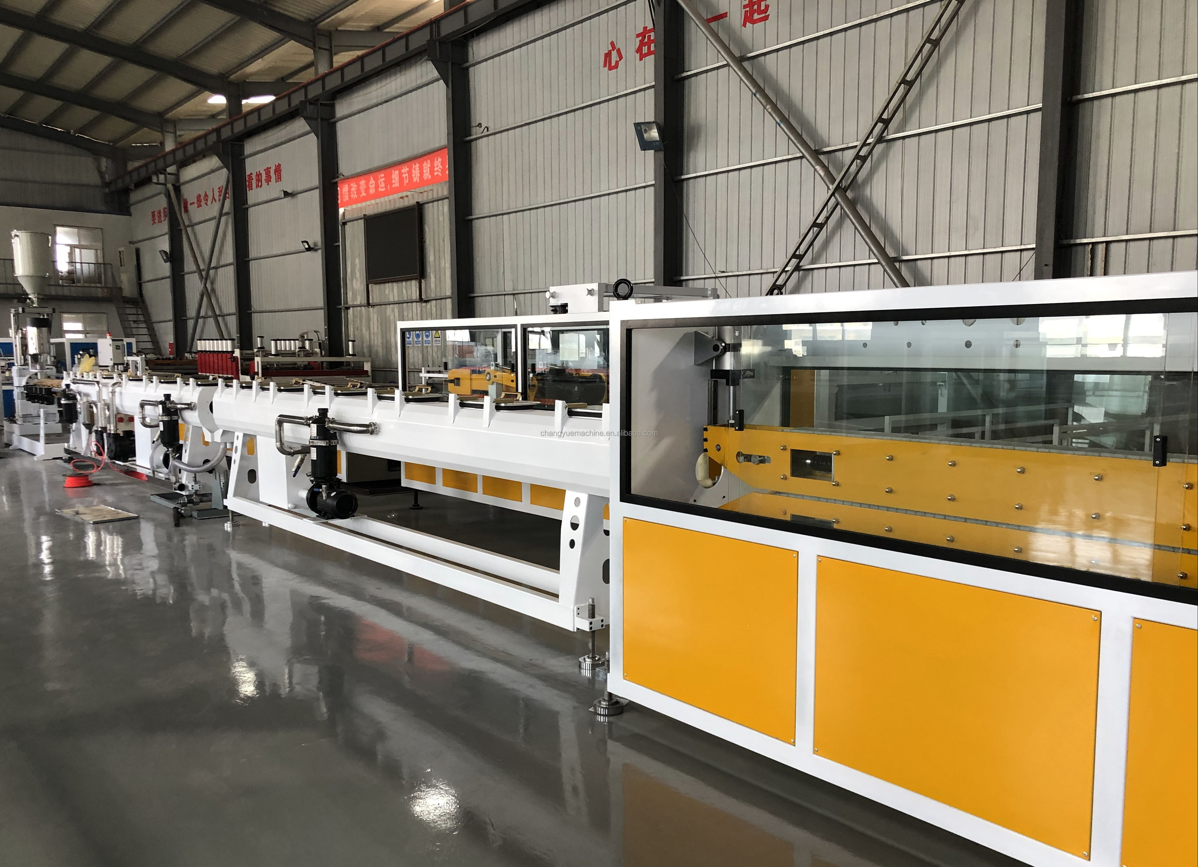 State-of-the-Art HDPE Pipe Production Line with Double/Single Disc Winding/Stacker for Easy and Organized Production