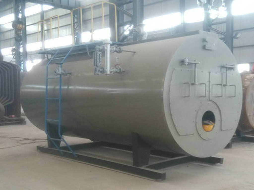 6 T/H Condensing Boiler Hot Water Tank Water Tube Package Boiler Rust Resistant