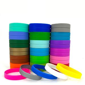China Customized Silicone Wristbands For Advertising Personalized Silicone Bracelet Promoting Business Event Wristband wholesale