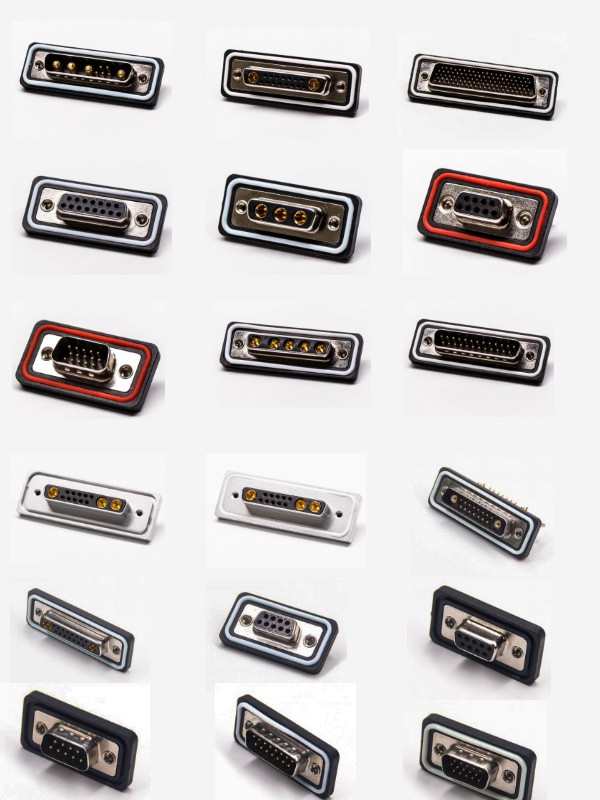 7w2 power+signal D-SUB combo plug male pin connector hold on 10/20/30/40 amps solder type for cable assembly
