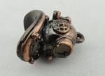 Pewter Stamped, Die Spinning, Injection Scuba Diving Promotional Keychain,