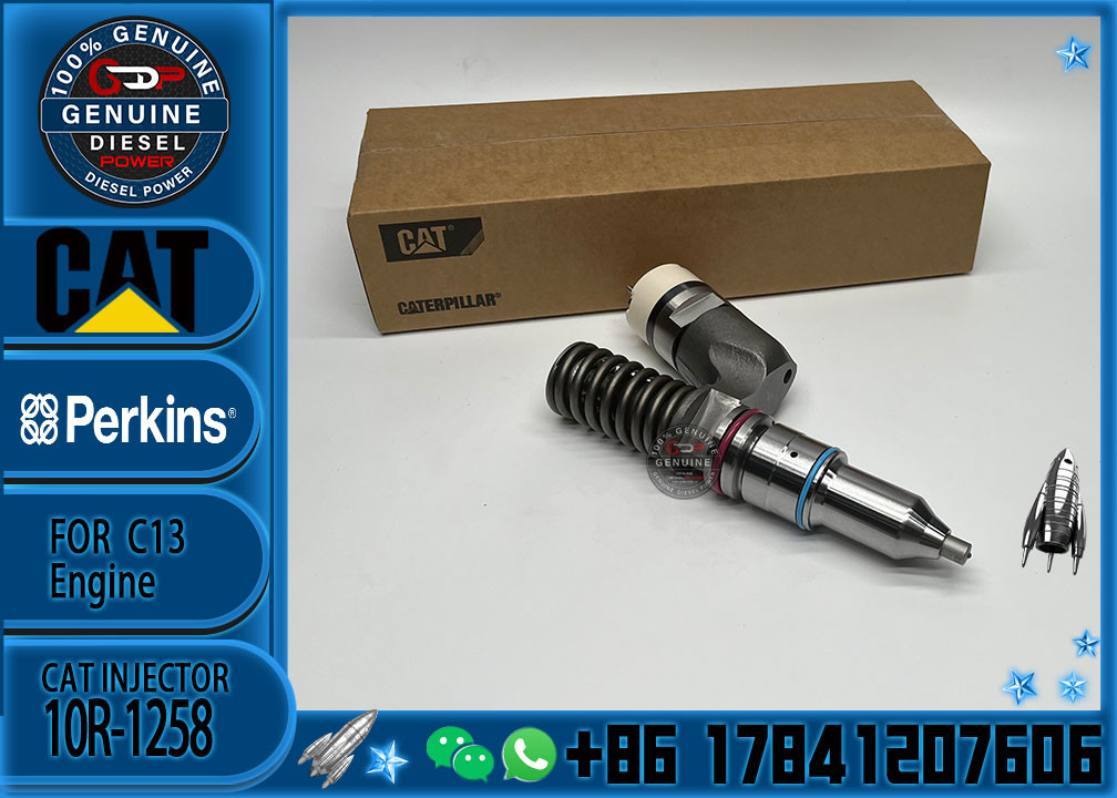 F-Diesel Genuine Quality Brand New Diesel Fuel Injector 10R-1258 10R1258 For CAT C10/C12 Engine