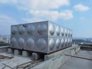 China Outdoor Industrial Insulated Water Tank 0.6MPa With 100 Ton Capacity wholesale