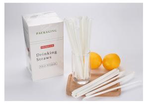 China Durable Thick Individually Wrapped Paper Straws For Birthday Party Baby Shower wholesale