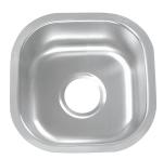 High Durability SUS 304 SS Single Bowl Kitchen Sink For Restaurant / 32 Inch