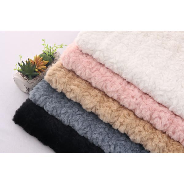 Recycled 100% Polyester Fabric 20mm Plush Thick Faux Fur Lifelike Fox Fabric for Clothing Women's Wear Cloth Plush Coat Shoes