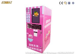 China 24 Hours Wireless Outdoor Ice Cream Softy Vending Machine Automatic Cleaning wholesale