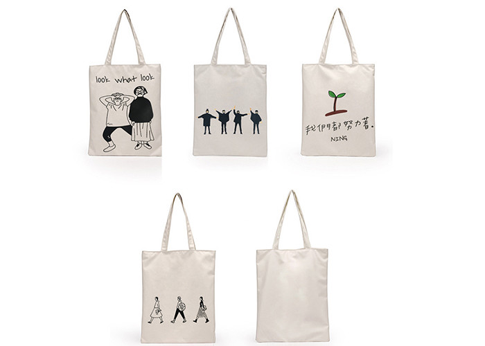 Custom promotional bag Korean version casual handbags art fresh shoulder canvas bag