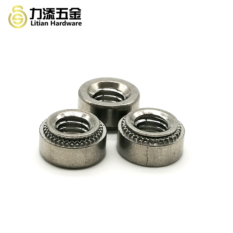 M2 M3 M4 Hexagon Blind Rivet Nuts Pem Clinching Slotted Polished