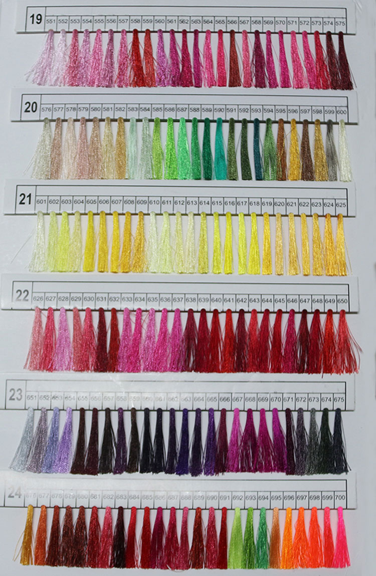 120D/2 5000y Silk Embroidery Thread The Best Choice for T-shirt Embroidery Machines