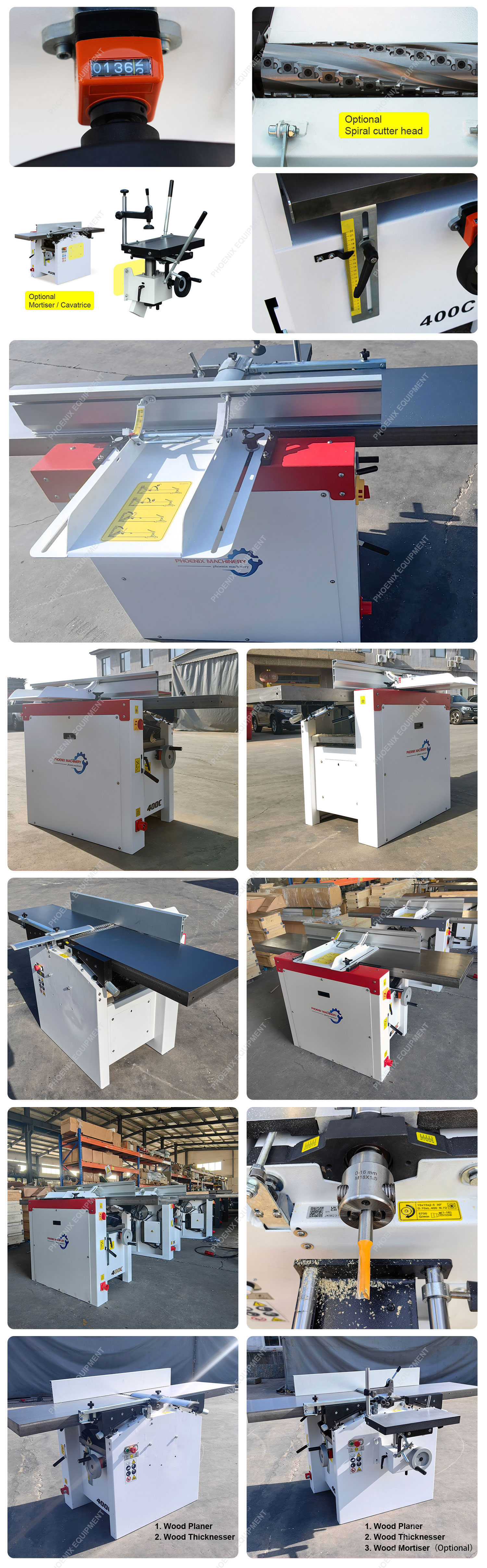 Precision CNC Combined Machine 3 In 1 Woodworking Equipment With Automatic Function