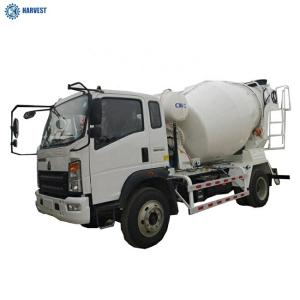China Fuel Tank 150L Sinotruk Howo 4x2 6m3 Capacity 130hp Concrete Mixer Truck wholesale