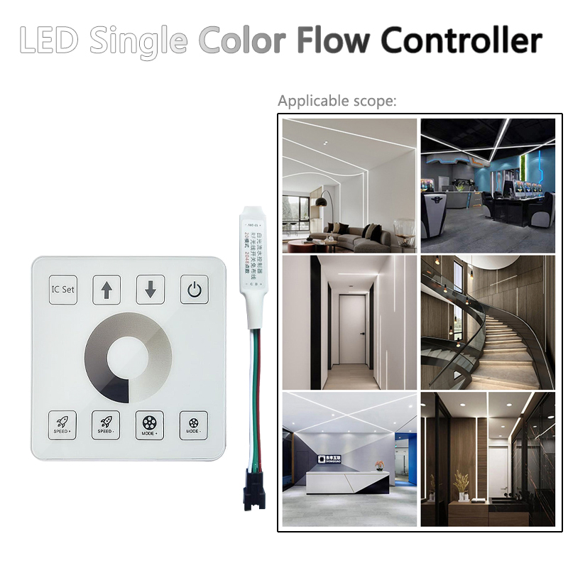 RF Wireless Touch LED Controller For LED Pixel Tape Multifunctional