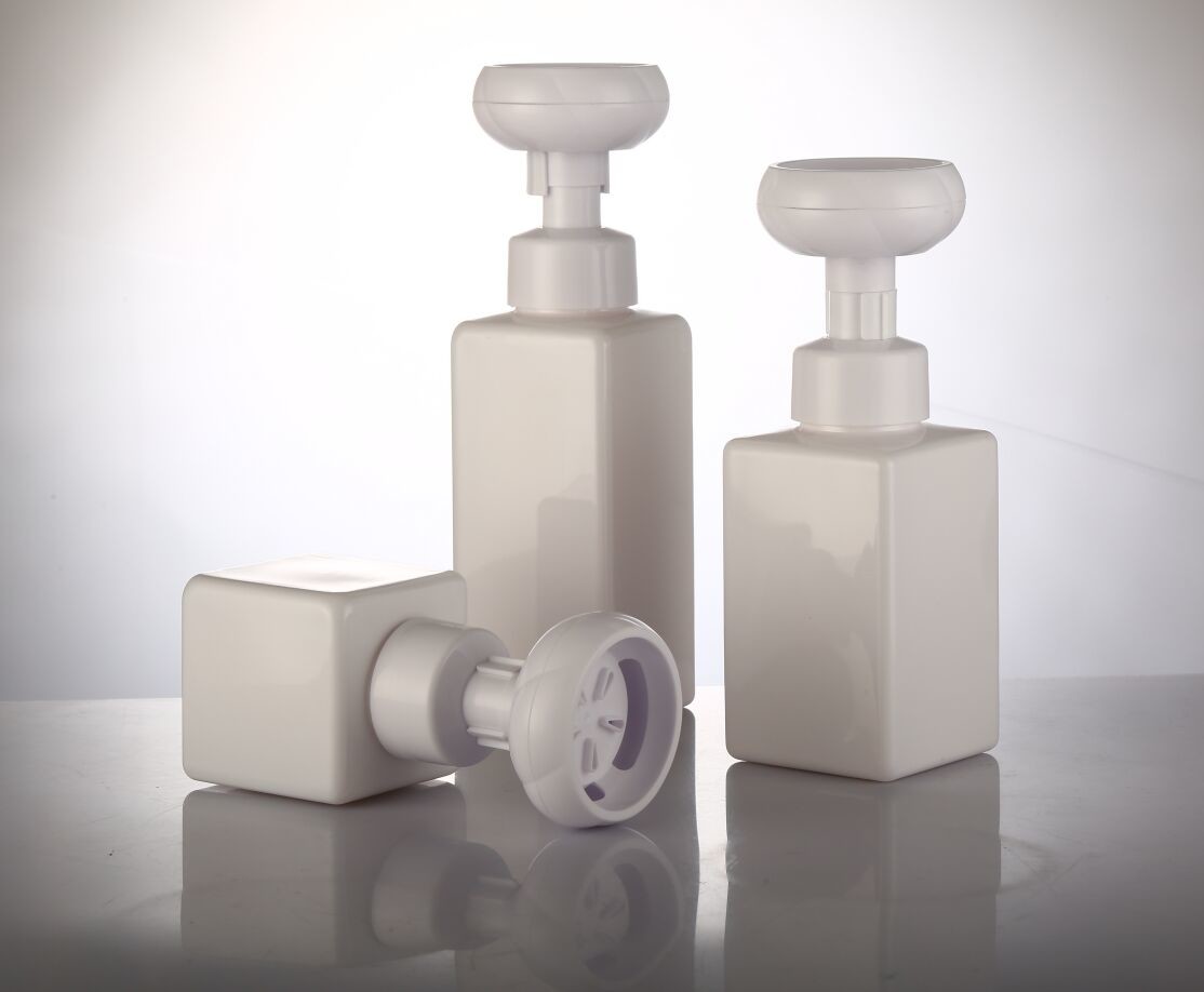 Square Shampoo And Conditioner Bottle Foam Pump Bottle Pump Top Dispenser 250ml-650ml
