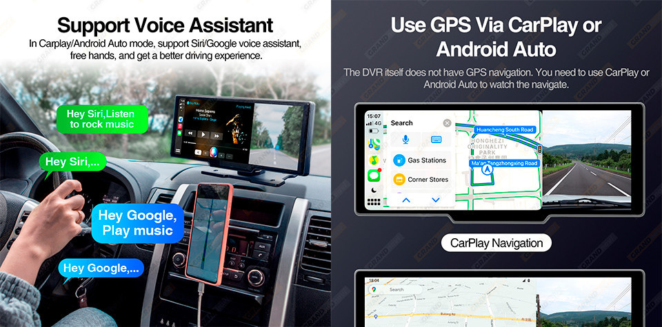 Universal 10.26 Inch Portable Carplay Screen Car Radio Multimedia Wifi Video Player Apple Android