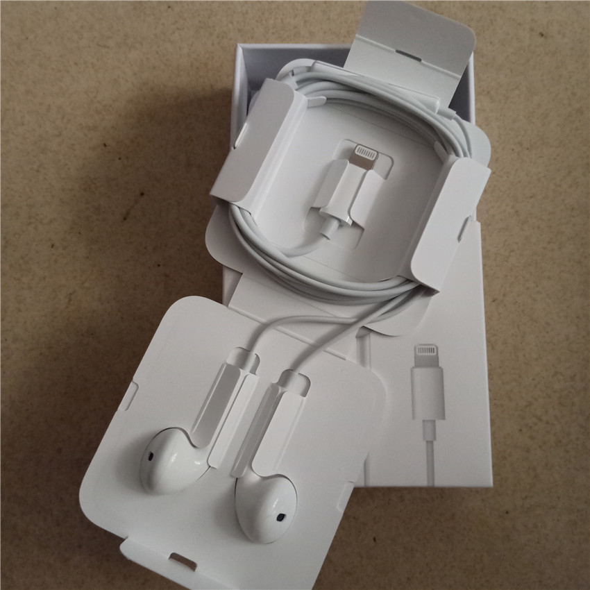 OEM 8 Pin In Ear White Wired Earphones Foxconn I8 X I7 With Remote Mic