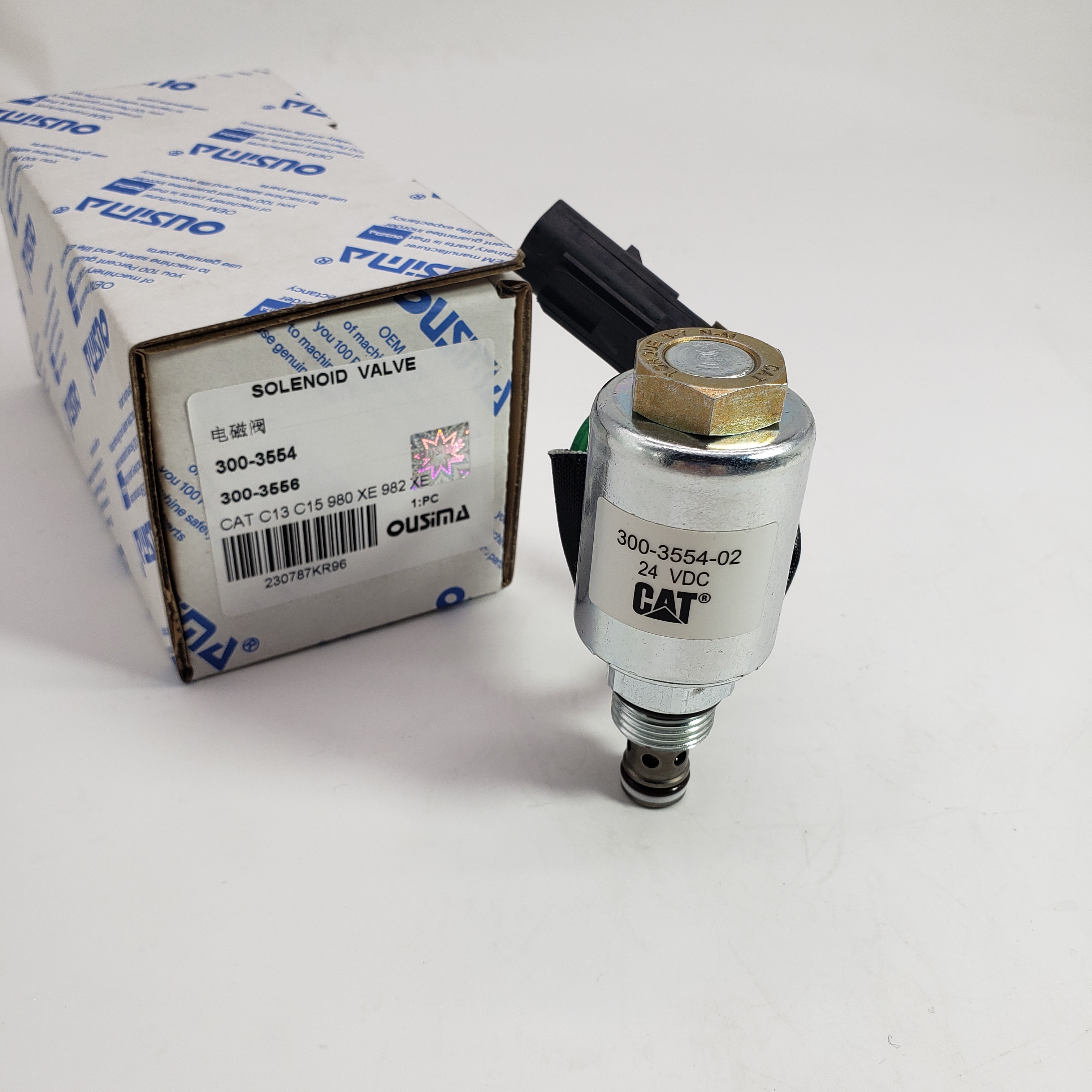OUSIMA Solenoid Valve 300-3554/3003554 300-3556/3003556 For CAT C13 C15 980XE 982XE