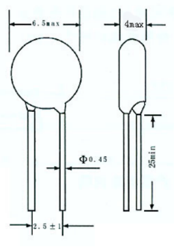 MF11-103 NTC Thermal Resistor 10K Ohm DIP-2 Product Category Thermistors
