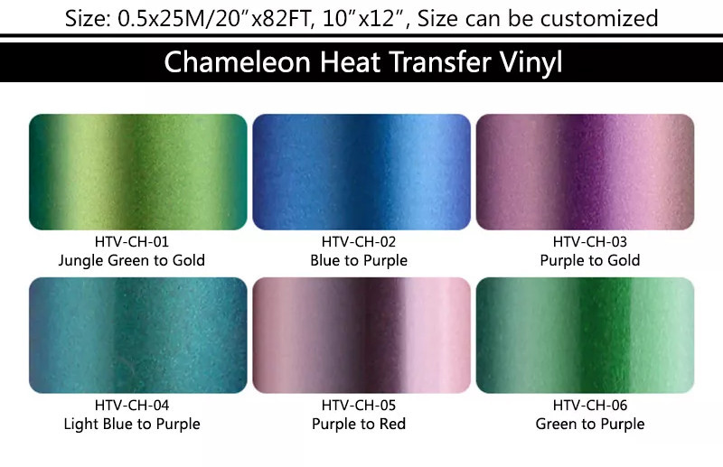Flexible Deco Metallic Reflective Heat Transfer Film HTV For Fabrics