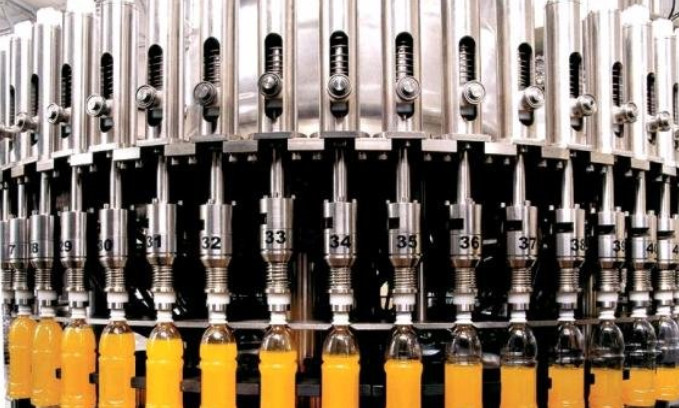 Plastic Bottles piston Filling Machine / Production Line for coffee