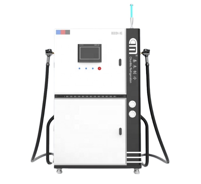4HP Refrigerant Ac Gas Recovery Charging Machine Oil Less R134a Refrigerant Tank Recovery Unit Ac Recharge Machine
