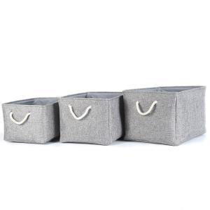 China 10L Foldable Canvas Storage Boxes wholesale