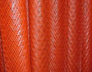 China Slope Protection Steel Plate Mesh , Perforated Metal Plate For Foundation Pit 50×100mm wholesale
