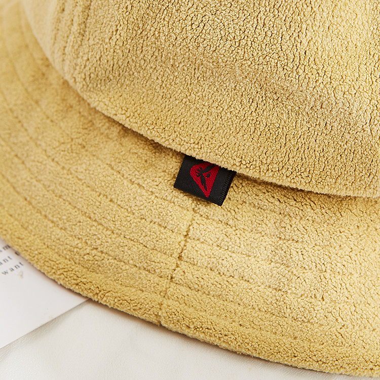 Unisex Terry Cloth Soft Fabric Bucket Cap Character Style
