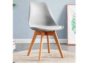 China Beech Wooden Leg Dining Chair High Density Springback Foam Cushion wholesale