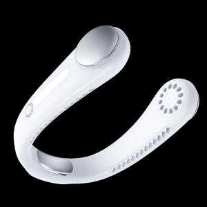 China HEBRONFAN Leafless Hands Free Neck Fan Wearable Neck Air Cooler wholesale
