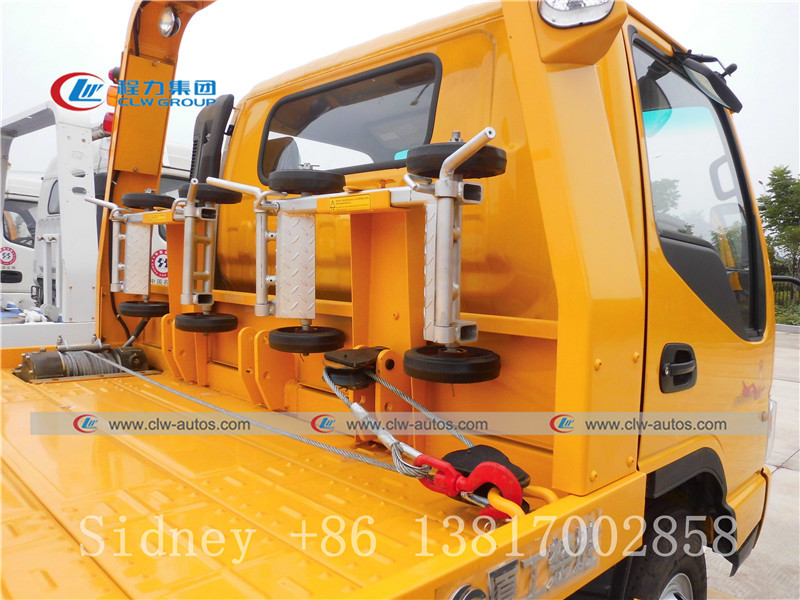 JAC 4X2 Flatbed Tow Truck With Q235A Carbon Steel Body