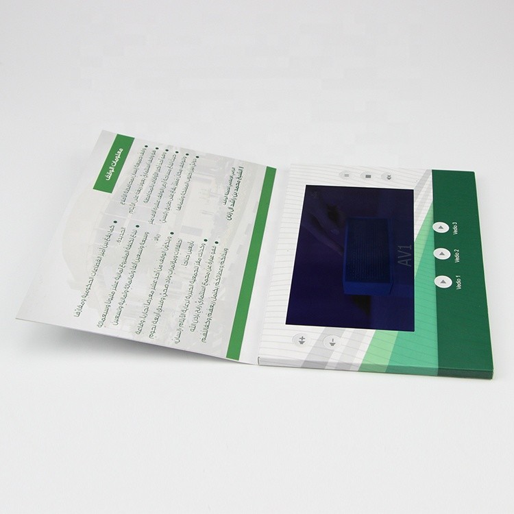 Video Greeting Book Box Book Video High Quality Lcd Video Book For Advertisement