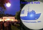 Floating 20m 2000W Halogen Lamp 2.3m Helium Balloon Lights