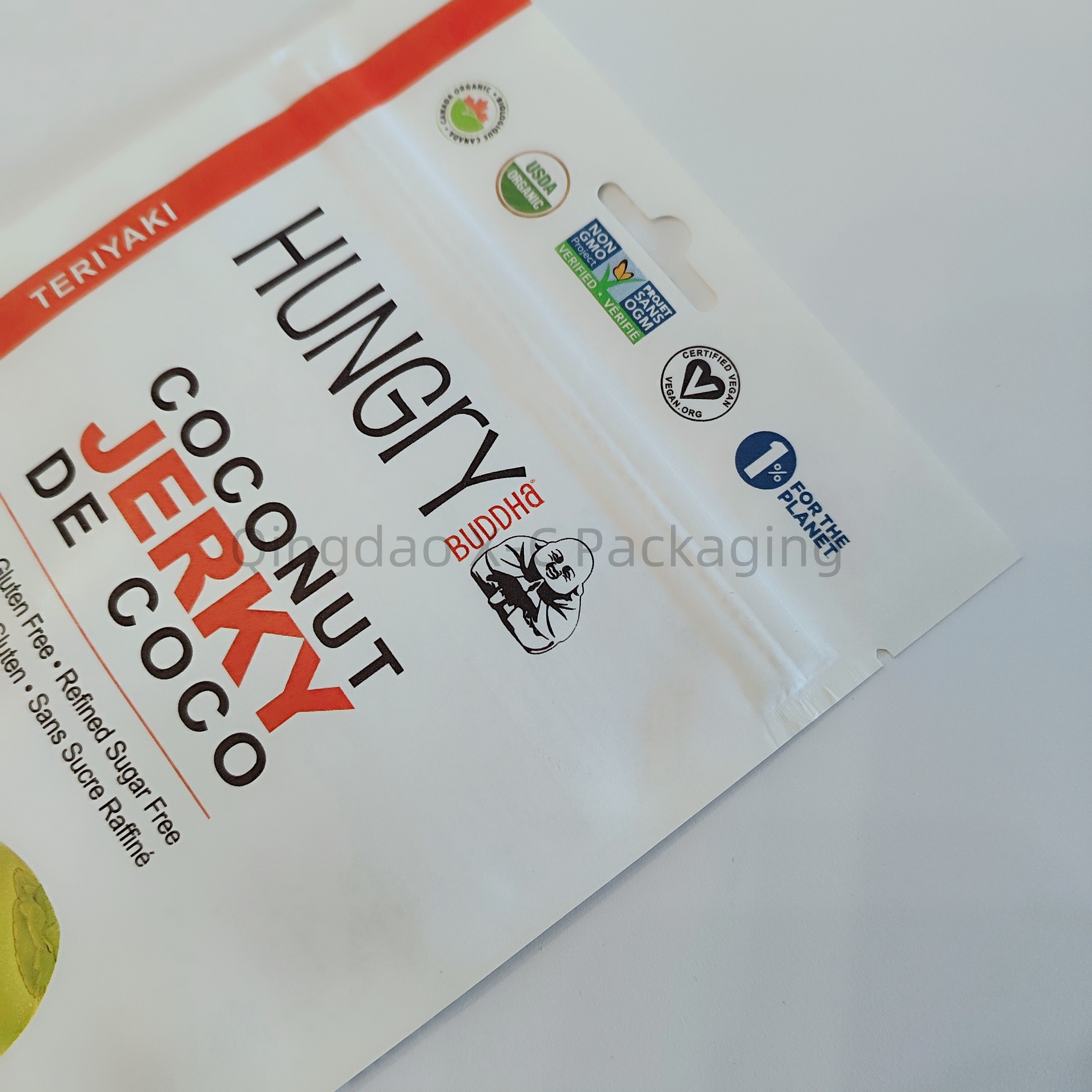 Compoud 3 Side Seal Bags Customized Logo Mylar Strawberry Lemon Fruit Freeze Dried Candy