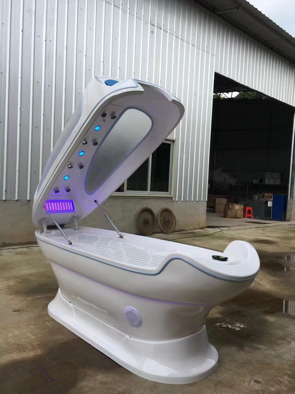 Sauna Aqua Hydro Spa Capsule Massage White Infrared For Body Target Area