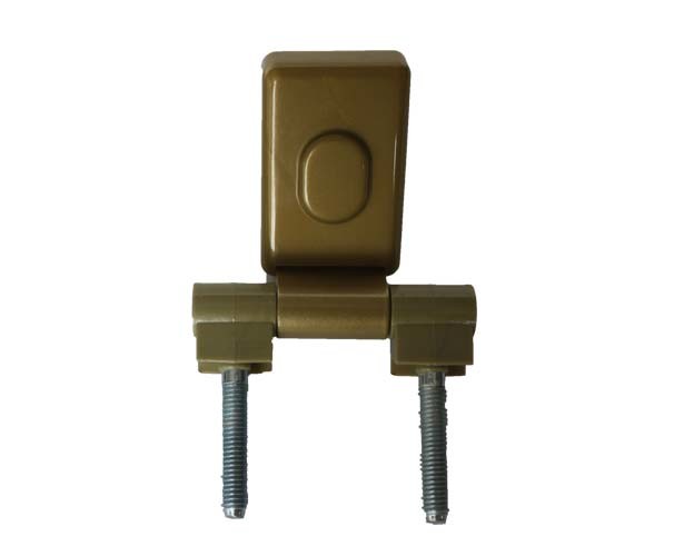 6-8mm Thick Aluminium Door Hinges Chrome Finish For 1000mm Width Glass Door