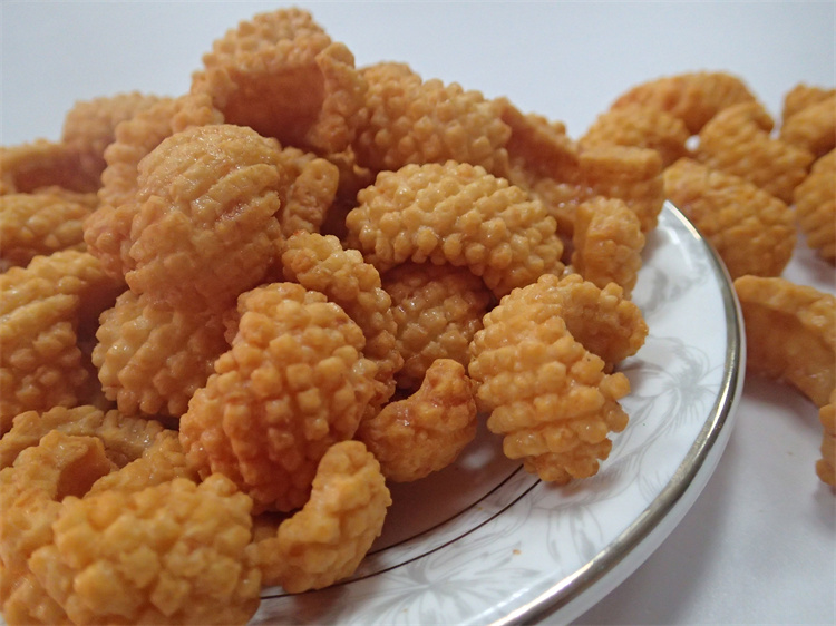 Squid Spicy Crispy Snacks Seafood Puffed Organic Rice Crackers