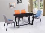 Stainless Steel Frame 130*80*74cm Painting Wrought Iron Table