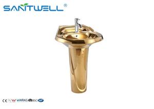 China Bathroom Pedestal Basins , Bathroom wash basin 620*510*880 mm Size wholesale