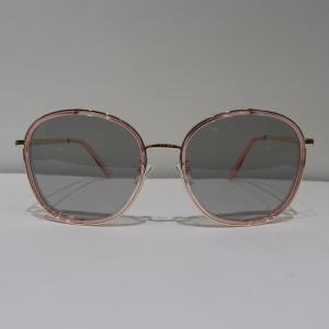 China 147mm Anti Reflective Sunglasses Acetate , Metal Polarized Butterfly Sunglasses wholesale